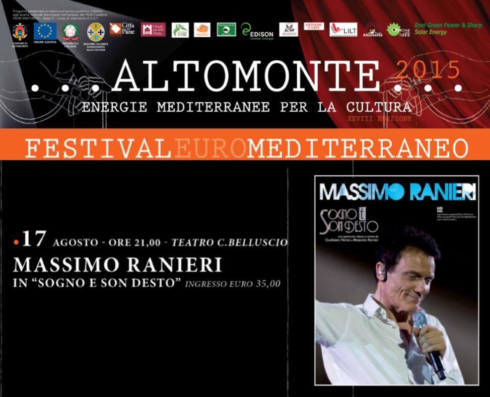 Altomonte Massimo Ranieri 17 agosto