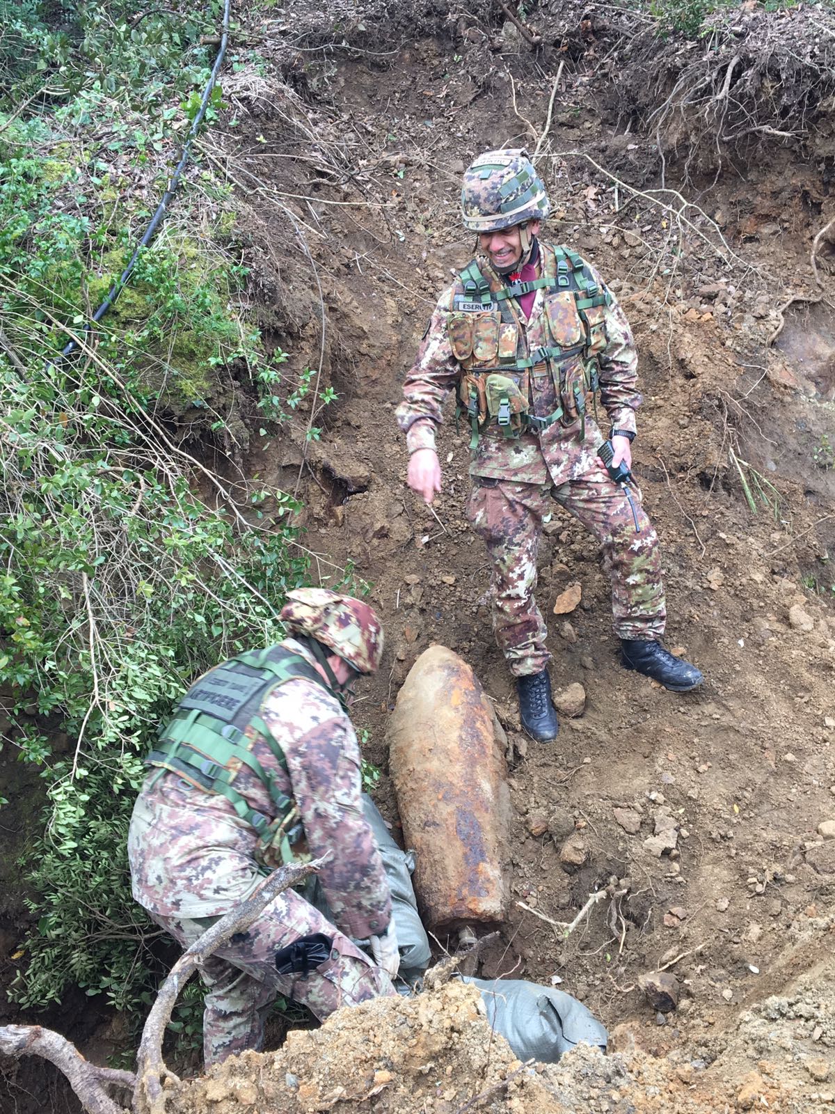 Fatta detonare la bomba a Maierato. Operazione degli artificieri della Manes di Castrovillari