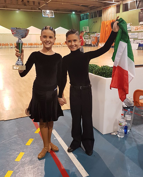 International Dance Sport. Vittoria in Spagna per i giovanissimi Campagner e Stillante