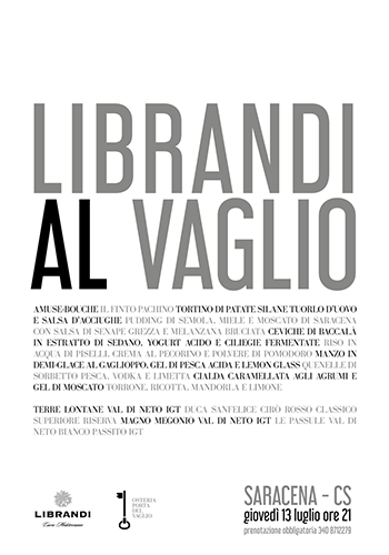 Librandi al Vaglio. Gennaro Di Pace incontra i grandi vini del territorio