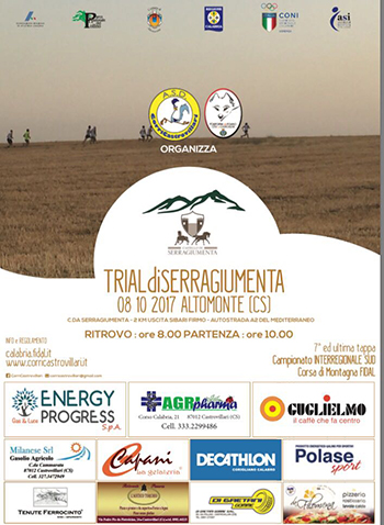 Trail di Serragiumenta. Tutto pronto per la prima edizione