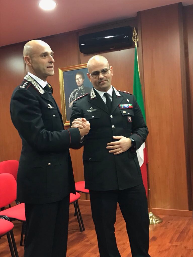 Cambio alla guida dei Carabinieri di Cosenza