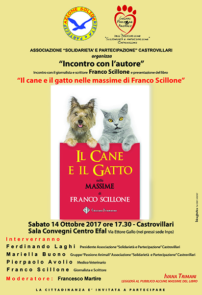 Il Cane e il Gatto. Le massime di Scillone presentate dall’Associazione solidarietà e Partecipazione