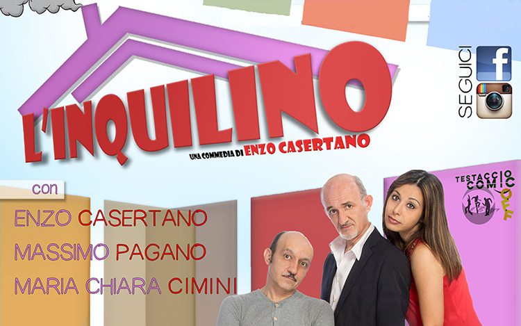 Stagione teatrale. Arriva l’inquilino con Enzo Casertano