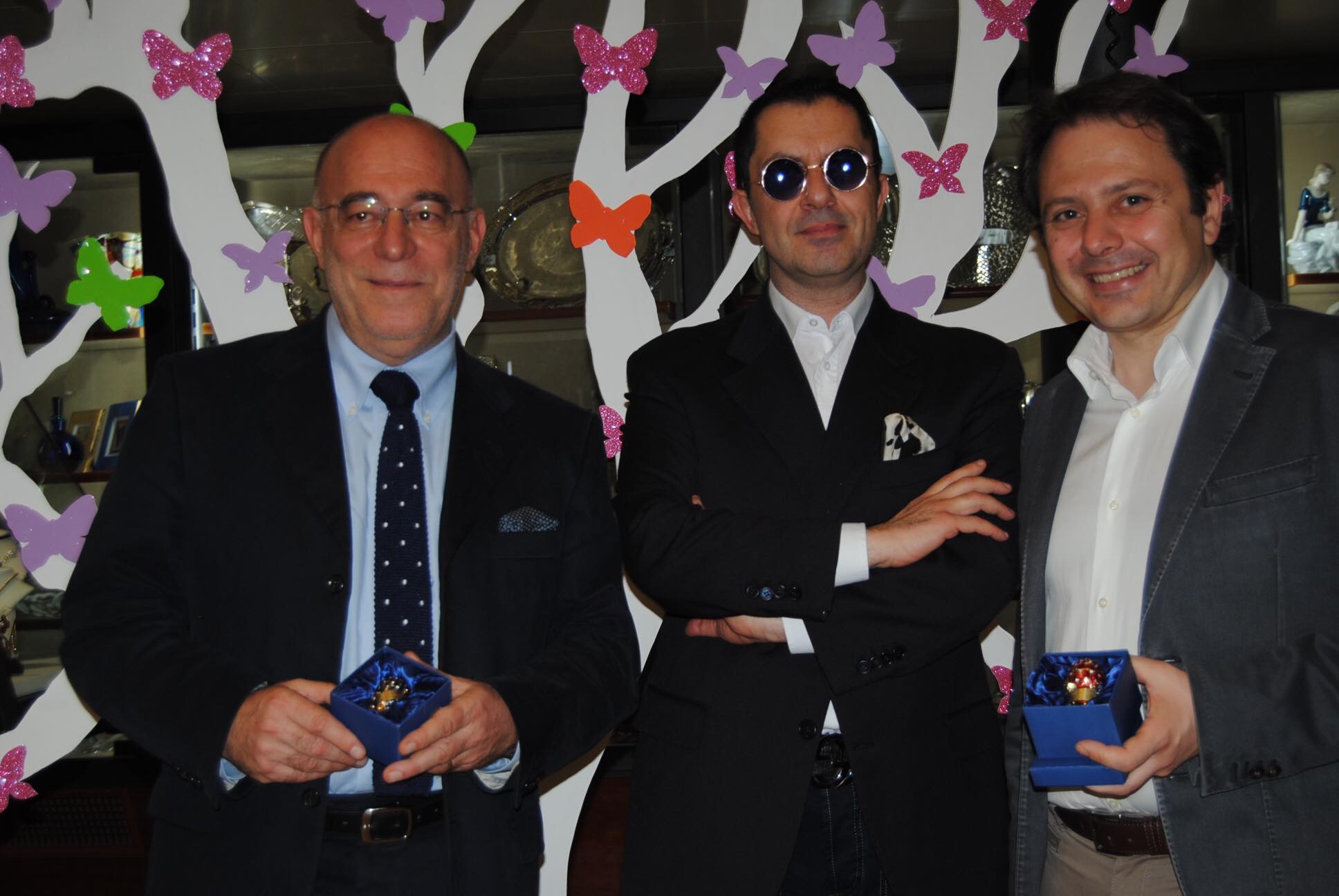 Premio Creativity Uova a Giovanni Bisignani e Fortunato Amarelli