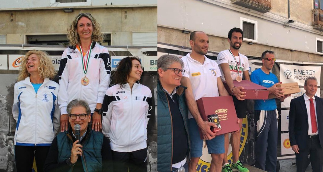 Ruggiero e Paone sul gradino più alto della CorriCastrovillari