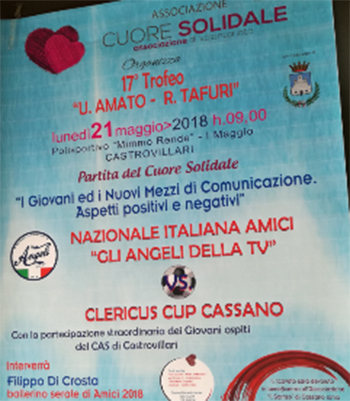 La città si prepara alla Partita del cuore