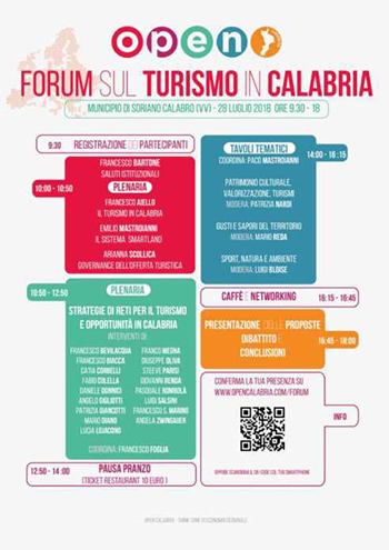 Forum Turismo in Calabria. A Soriano Calabro una grande assemblea per discutere delle prospettive future