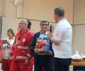 La Croce Rossa ad Orsomarso per consegnare un defibrillatore