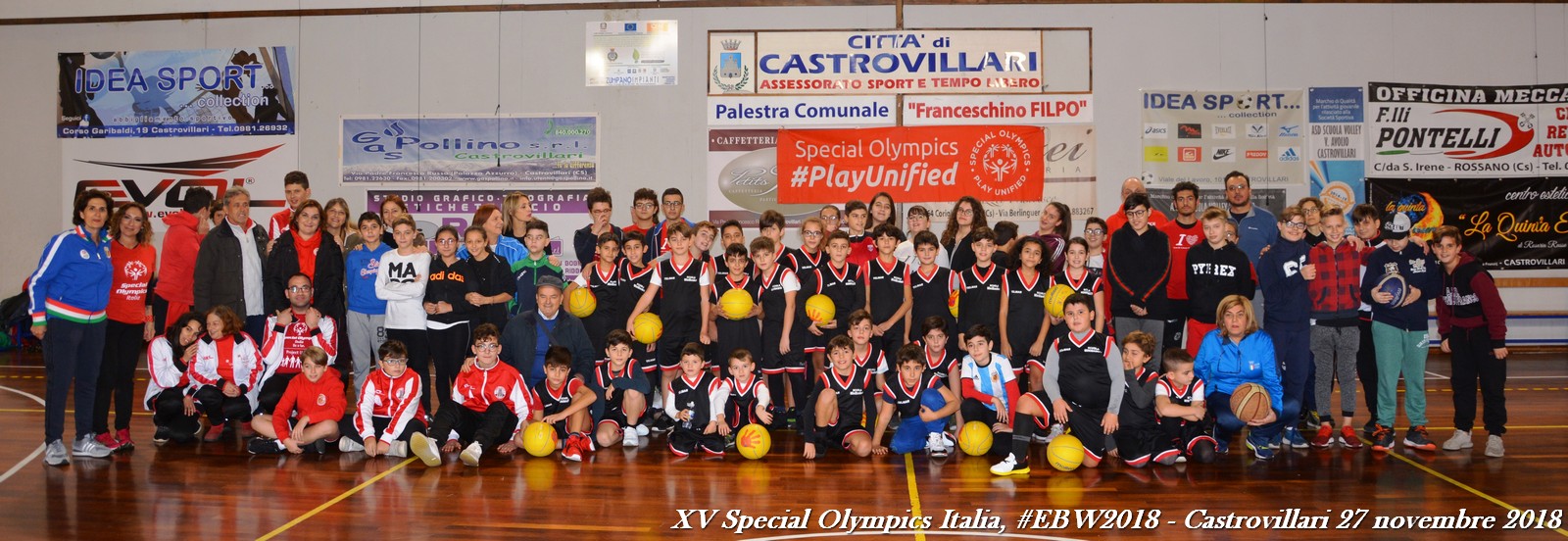 Tappa castrovillarese per lo Special Olympics European Basketball