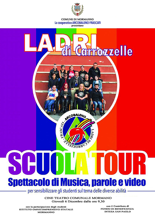 Scuola Tour. La musica dei I Ladri di Carrozzelle arriva a Mormanno