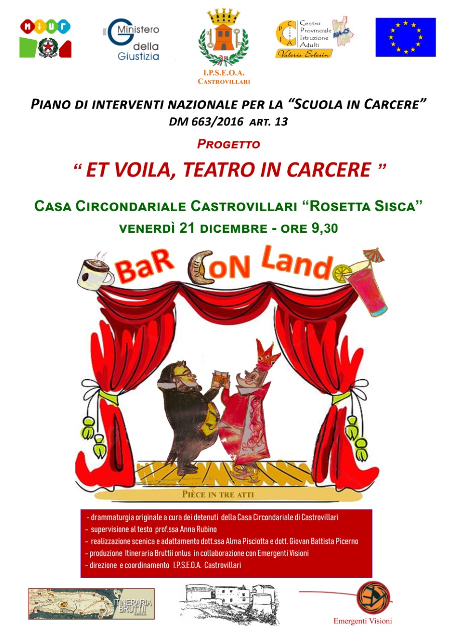 locandina Teatro in carcere