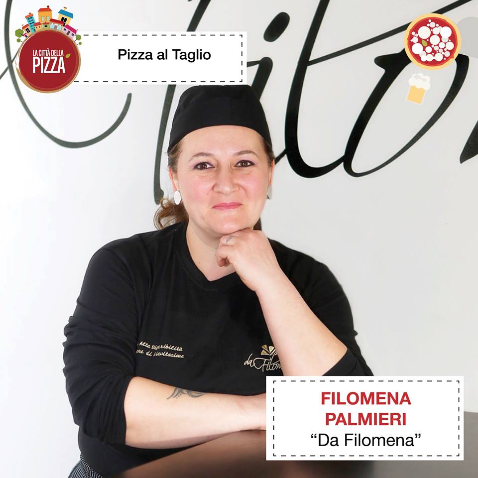 Filomena Palmieri tra i grandi nomi protagonisti della rivoluzione della pizza al taglio