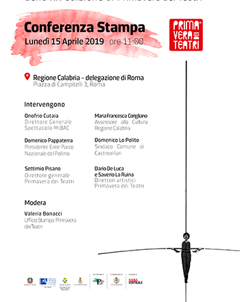 Vent’anni di Primavera dei Teatri. Si presenta a Roma l’edizione 2019