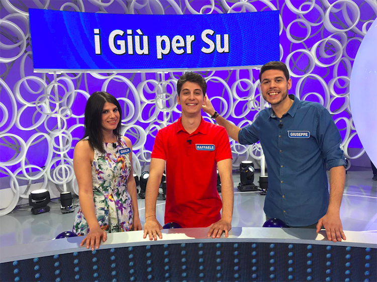 I giù per su protagonisti a Reazione a catena. Nel trio di giocatori anche un castrovillarese