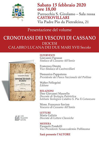 La storia della Diocesi di Cassano in un libro di Alario