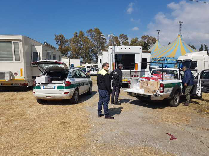 Circensi bloccati in quarantena a Montebello Jonico