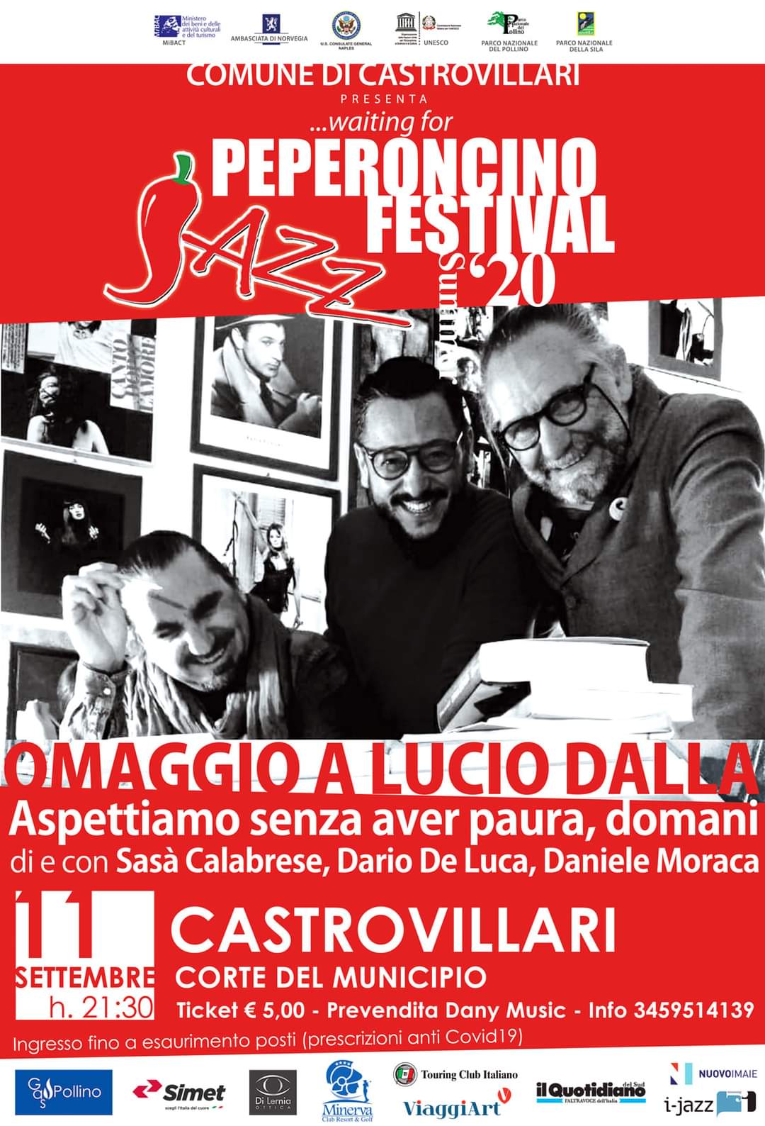 Aspettando il Peperoncino Jazz Festival ricordando Lucio Dalla