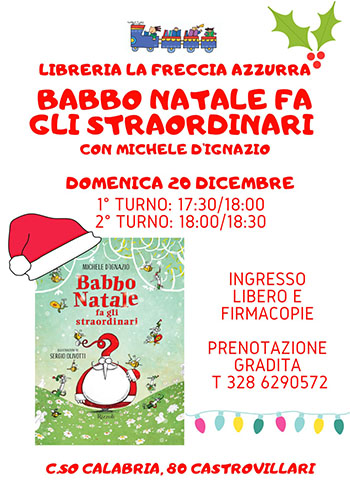 Babbo natale fa gli straordinari. Alla Freccia azzurra ritorna Michele D’Ignazio