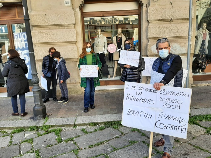 protesta medici catanzaro