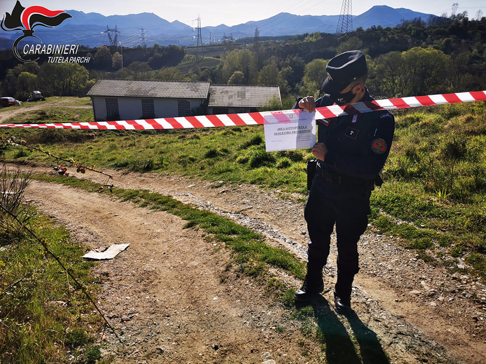 cc forestale sequestro azienda viggianello