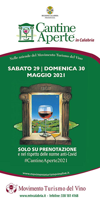 Cantine Aperte, torna a fine maggio l’appuntamento del Movimento Turismo Vino in Calabria