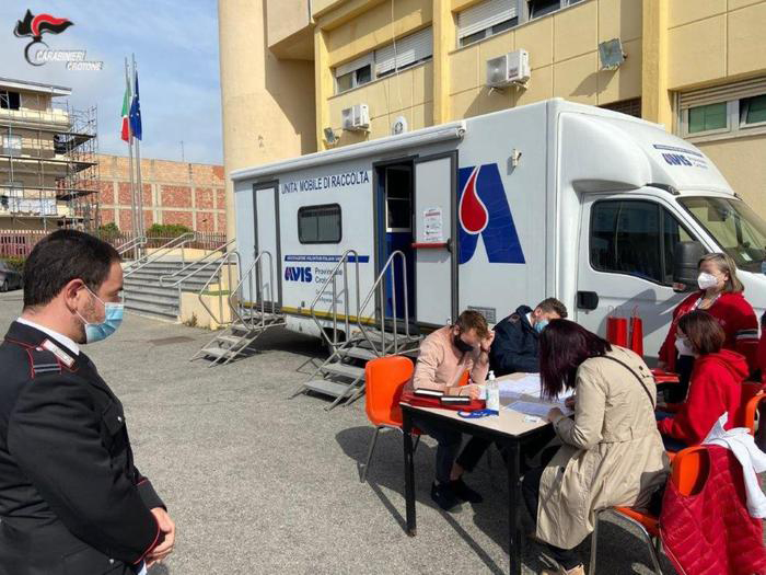 Carabinieri e loro familiari donano sangue all’Avis