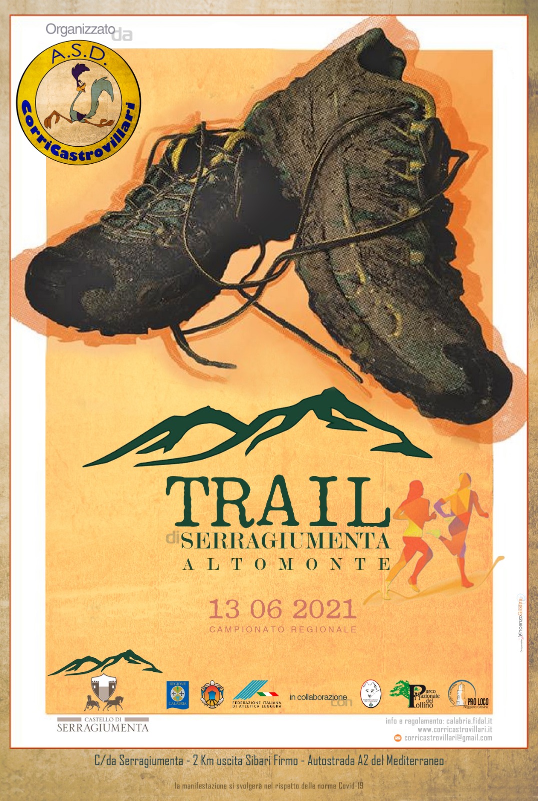 Locandina Trail Serragiumenta 13 giugno 2021