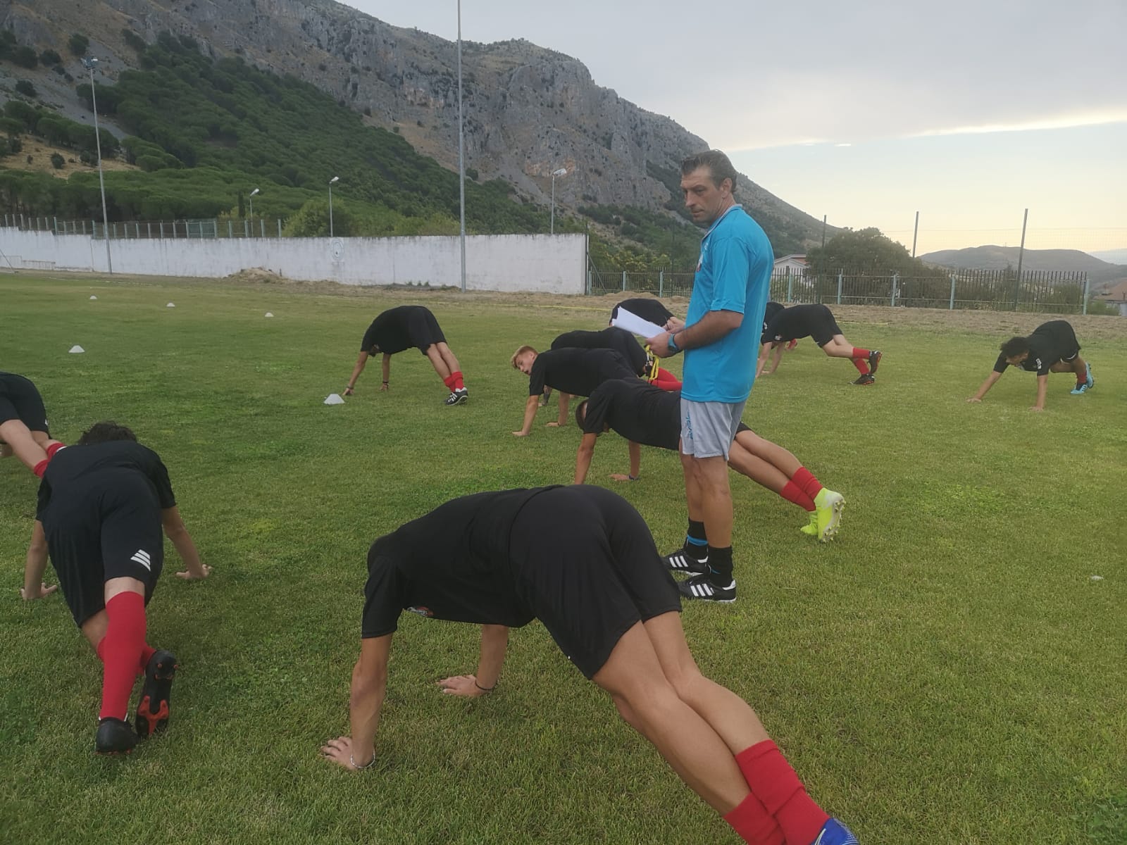 Castrovillari calcio. E’ Iniziata oggi l’avventura di Marco Colle sulla panchina rossonera.