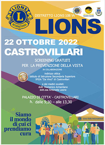 Lions in piazza per lo screening gratuito della vista