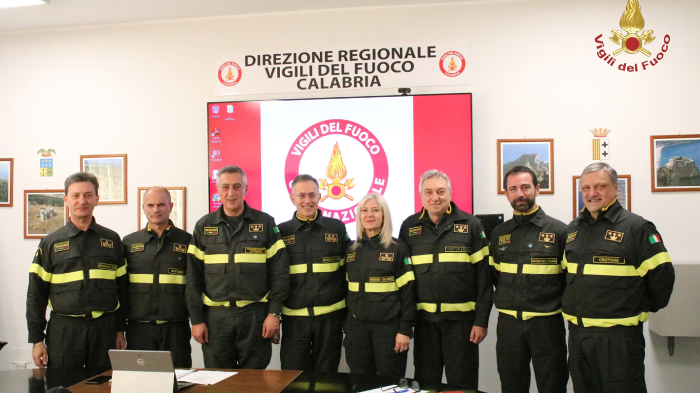 Vigili del Fuoco: nuovi dirigenti si insediano in Calabria